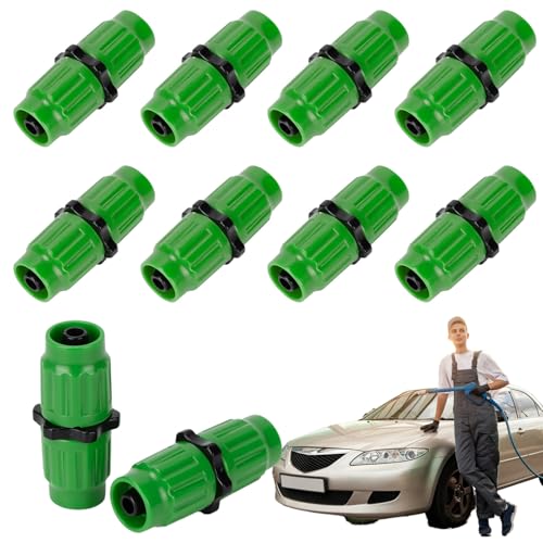 Quorvex Kit De Reparación Para Manguera Extensible De Jardín | Conector Rápido Para Manguera De Jardín,Juego De 10 Accesorios Para Lavado De Vehículos Y Limpieza De Patio