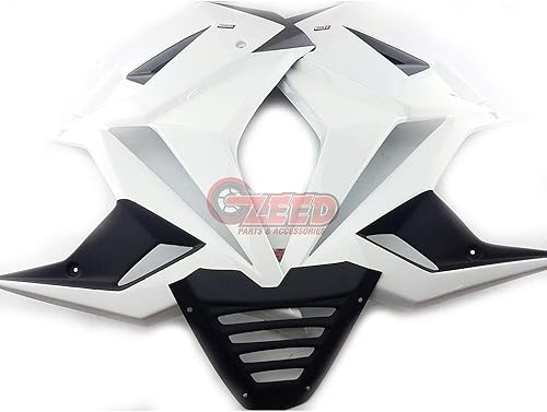 Carenado de vientre panel lateral inferior inferior inferior de repuesto para Honda Grom msx125 sf 2016-2020 V1 (blanco)