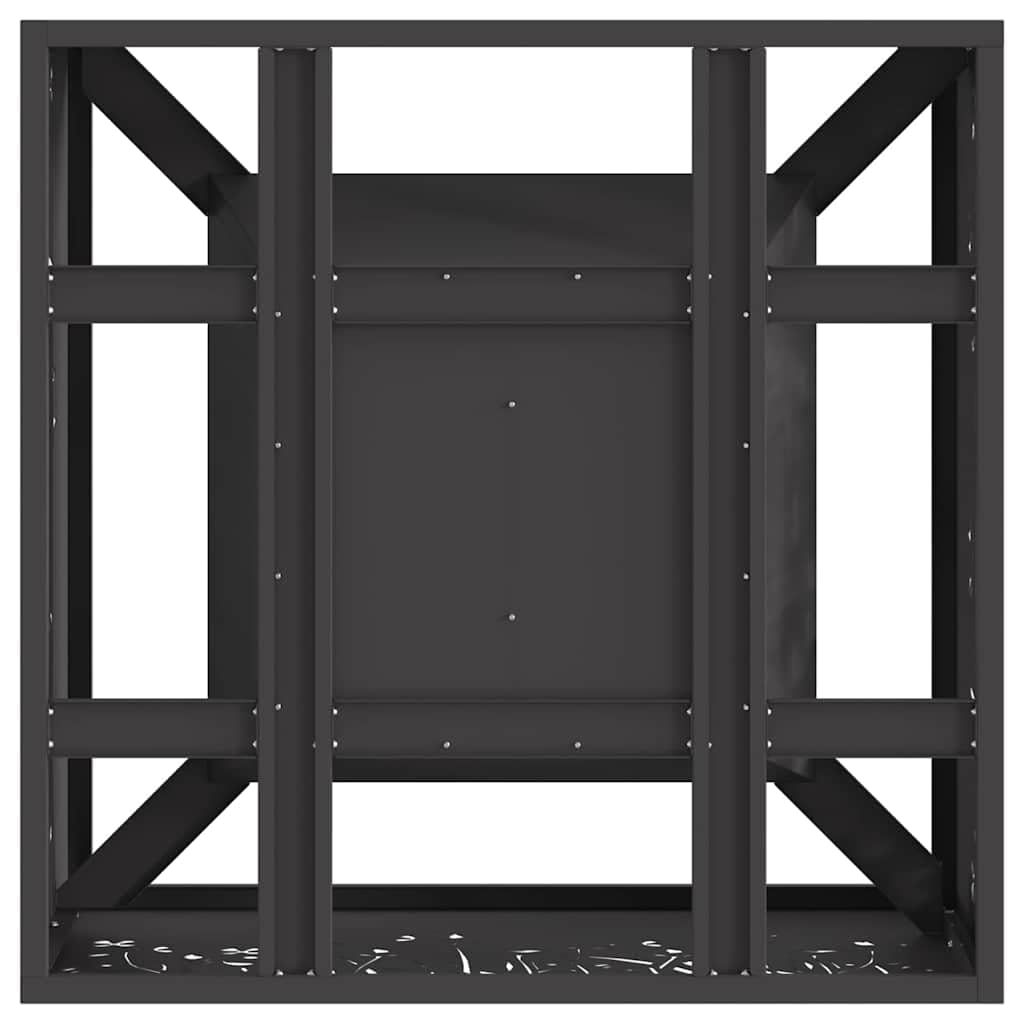 Kwadrat stalowy czarny 60 x 60 x 30 cm