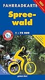  Fahrradkarte Spreewald: Mit dem kompletten Gurken-Radweg. Mit UTM-Gitter für GPS. Wasser- und reißfest. (Fahrradkarten)