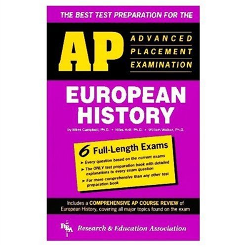 AP European History (REA) - The Best Test Prep for the Advanced Placement Exam (Advanced Placement (AP) Test Preparation)
