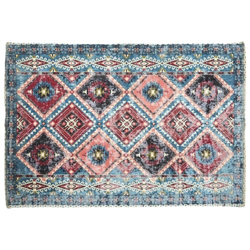 Paris Prix Tapis Déco Ethnique Agra 120x170cm Bleu