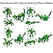 876 Pcs Building Blocks of Dinosaurs and Robots with 8 Models, EP EXERCISE N PLAY STEM Early Learning Creative DIY Assembling Sets for Boys Girls 6+ yr with Toy Bucket