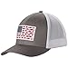Columbia PFG Mesh Ball Cap, Titanium/Fish Flag, Large/X-Large