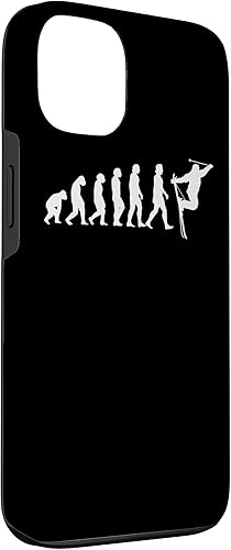 Miniatura 3 de iPhone 13 Esquí Evolución Esquí Invierno Deportes Piste Funny Skier Case