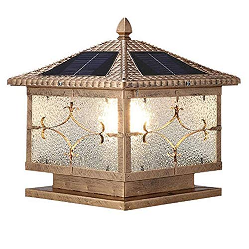 Preisvergleich Produktbild LEDs Solarleuchten Für Aussen, Dimmable Aluminiumdruckguss Mattglas Dekoration Antike Art, Ip65wasserdichte Garten Innenhöfe Balkons Einfahrt Treppen Außenwand Mehrfache Auswahl-Größe,Large