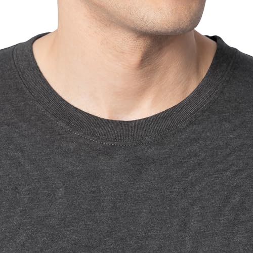 Fruit of the Loom mens Eversoft Cotton T-shirts (S-4xl) , Pocket - 2 Pack Black Heather, Medium US - image 2