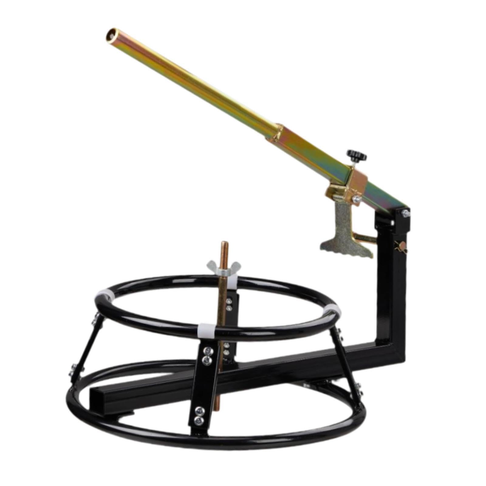 Auyxssz Motorcycle Tire Change Stand With Stable Base High Performance Bead Breaker With Professional Repair Tool For Enthusiasts Motorcycle Tire Change Stand