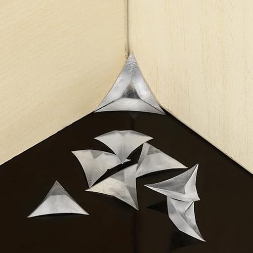 Miniatura 8 de DOITOOL 600pcs Triángulo Armario Cajón Esquina Parachoques Antipolvo, Transparente