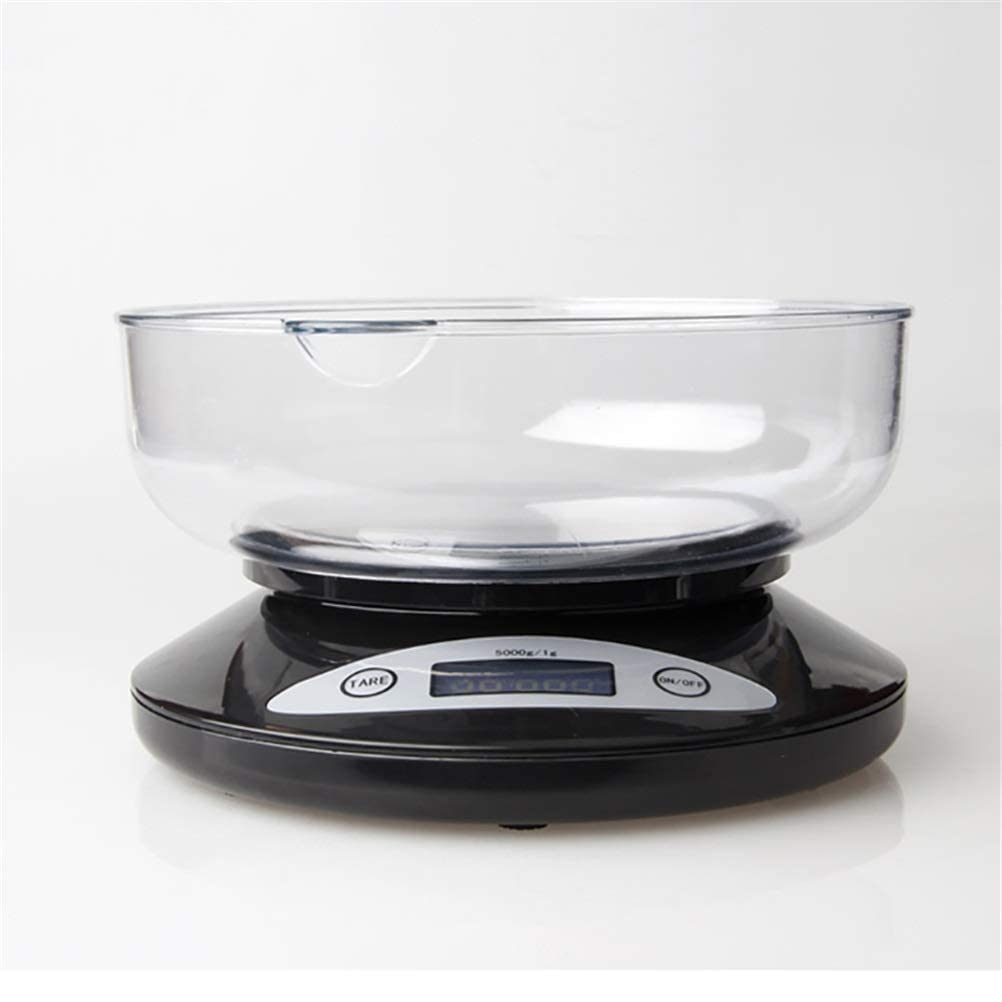 Báscula Digital LCD para Cocina, báscula electrónica para Pesar Alimentos, báscula para Cocina con Recipiente