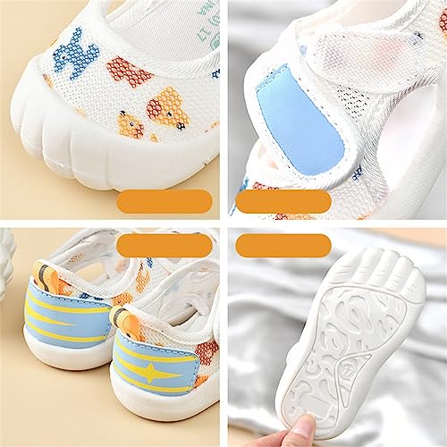Infant Boys and Girls Baby Newborn Summer Sneakers Cute Dog Print Breathable Net Design Walking Cool Boys Shoes Slides4