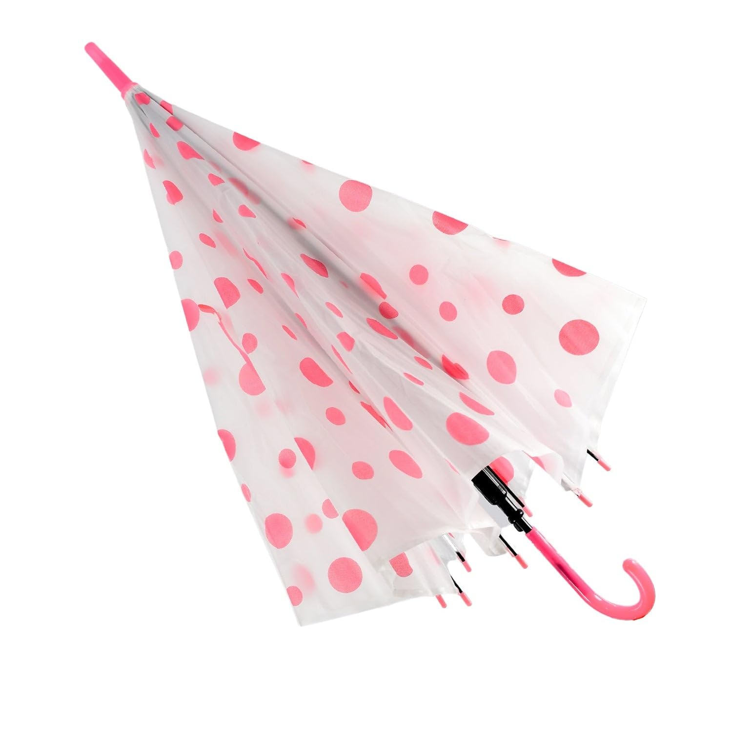 SNAG Polka Dot printed Umbrella for Kids and Adults for School College and Office Use Protection Rain Sun Umbrella (Multi Color)(Pack of 1).-picture-19