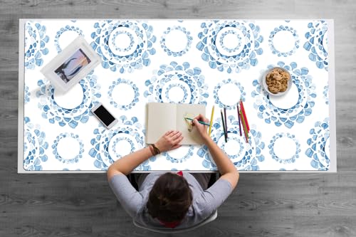 Sous-main de bureau antidérapant et imperméable en PVC pour protéger vos surfaces