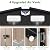MXV 10 x 8FT Outdoor Storage Shed, Metal Garden Shed with Windows, Double Lockable Doors & Sloped Roof, Magnetic Solar Lamp, Waterproof Tool Sheds for Backyard Garden Patio Lawn, Brown