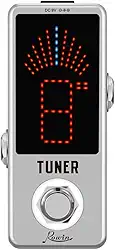 Rowin Pedal afinador cromático de guitarra de alta precisão Ture Bypass