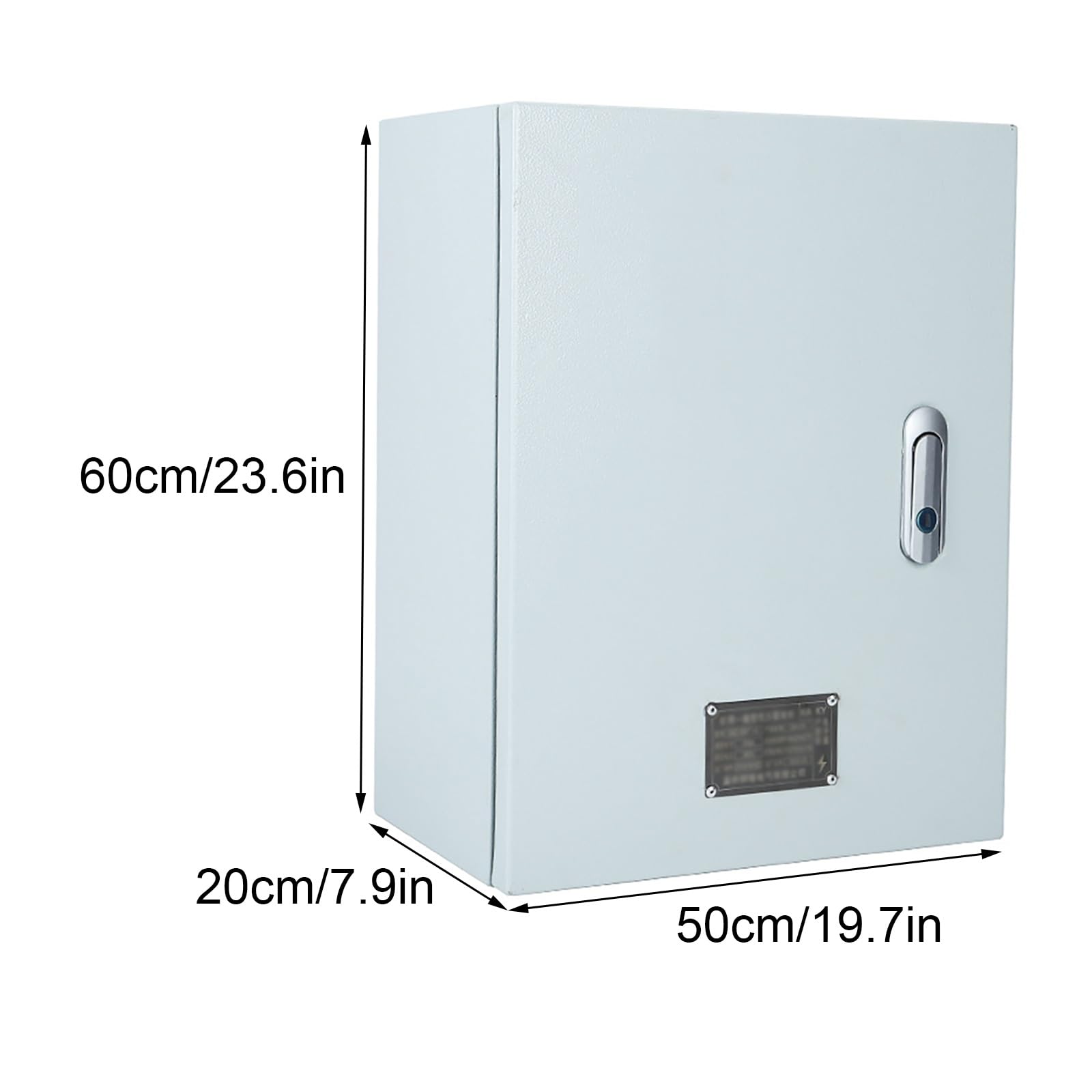 Scatola Elettrica A Bassa Tensione for Uso Minerario, Scatola Di Distribuzione Impermeabile, Impermeabile, Durevole, Bloccabile(60x50x20cm/23.6x19.7x7.9in)