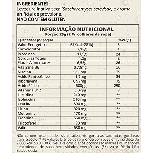 Nutritional Yeast Flocos Sabor Gorgonzola 120G W Vegan