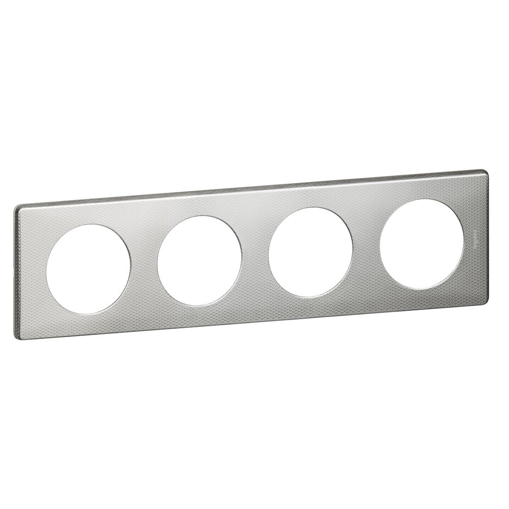 Legrand céliane Lichtregler LEG68724 Platte 4-snake, Metall, alu