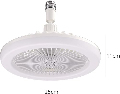 Miniatura 6 de Ventiladores de techo con luces y control remoto, ventilador de techo sin aspas con aromaterapia, luz regulable de 10 pulgadas, mini ventilador de
