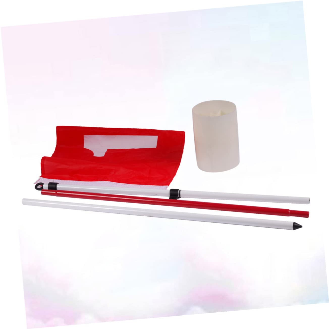 Asta de Bandera de 5 Secciones para Golf y Putting Green
