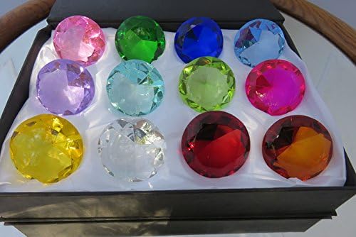 Miniatura 2 de Piedras de nacimiento pisapapeles cristal diamante 2.362 in arte de cristal