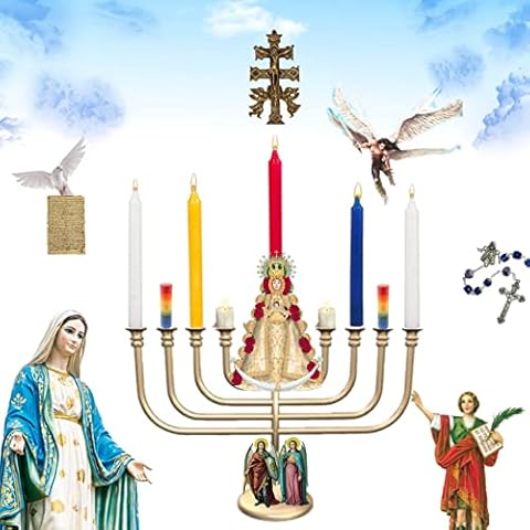 LACOSVI Velas Religiosas Poderosas con Oraciones Sagradas Cover