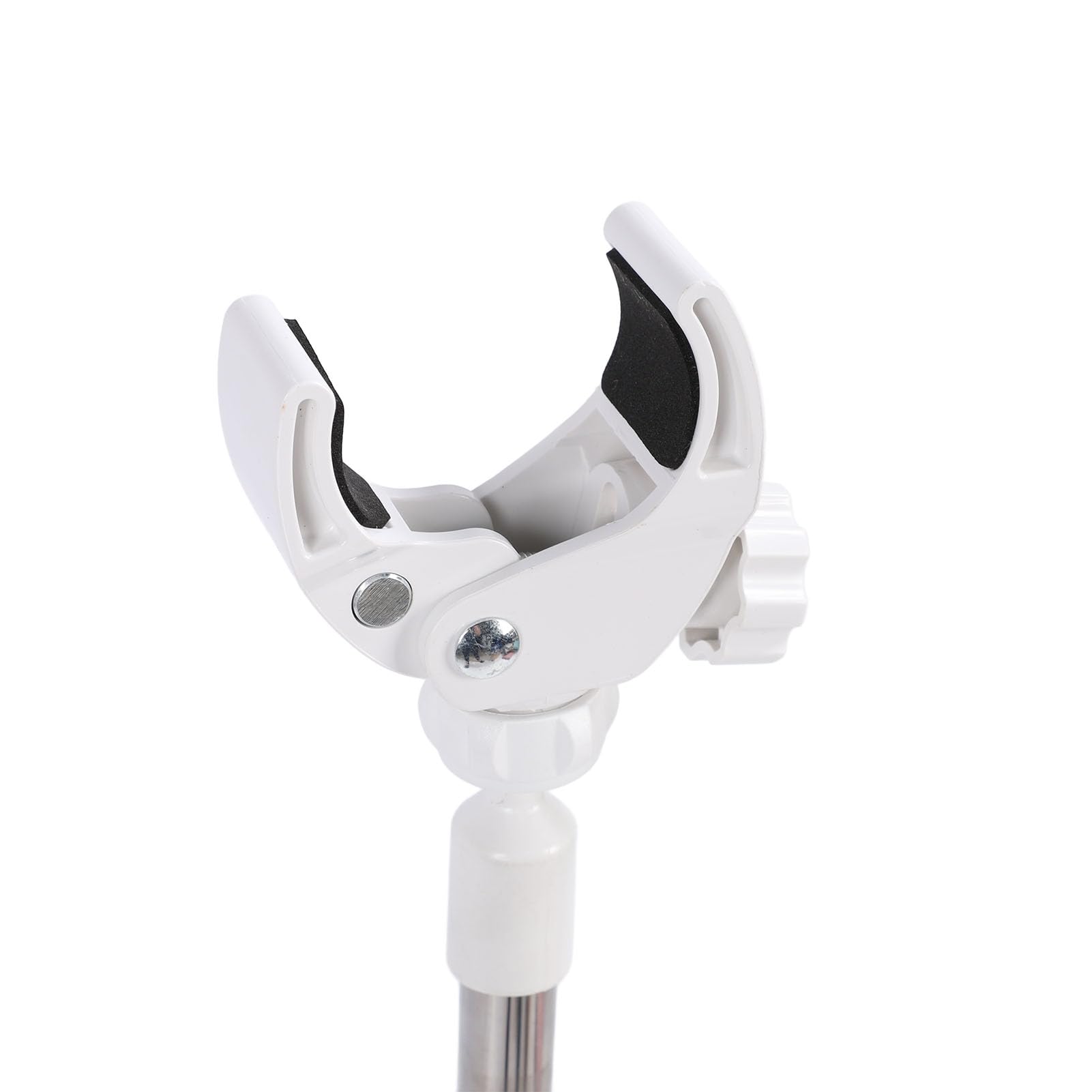 Supporto Regolabile per Asciugacapelli in Acciaio Inossidabile Supporto Telescopico per Ventilatore Pavimento Girevole per Toelettatura di Animali Domestici in Bagno, Materiale ABS per uno