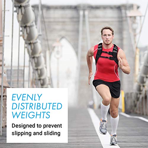 "Aduro Sport Weighted Vest Workout Equipment, 4lbs/6lbs/12lbs/20lbs/25lbs Body Weight Vest for Men, Women, Kids (16 Pounds (7.26 KG))" by Aduro Sport - Image 3