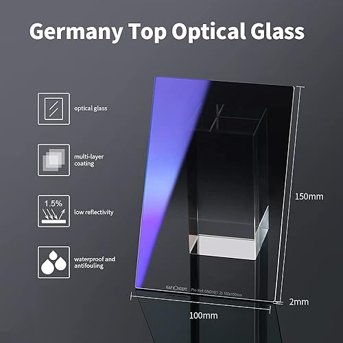 Miniatura 6 de K&F Concept 100X150mm Square Soft GND8 (3 Stop) Filtro de densidad neutra graduado suave con 28 recubrimientos multicapa impermeable/resistente a