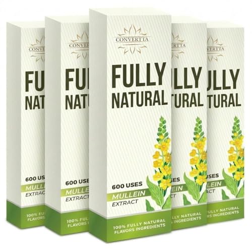 Image of Herbal Diffuser | Natural Mullein & Thyme Botanical Extract | Plant-Based Wellness | 600 Series - 5-Pack