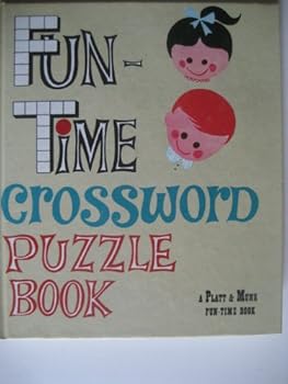 Hardcover Fun-time crossword puzzle book
