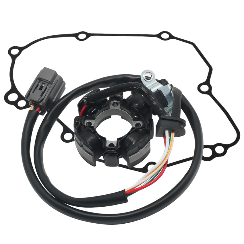 Stator Coil Rectifier Stator Gasket for Kawasaki 2006 KX450F KX450D6F,2007 KX450F KX450D7F,2008 KX450F KX450D8F Stator Coil Rectifier Stator Gasket Stator Coil 21003-0035 Stator Gasket 11061-0084
