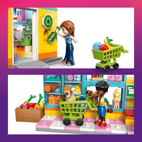 Image of LEGO Friends Heartlake City Convenience Store - 2 Minidolls, Toy Dog and Accessories - 42680