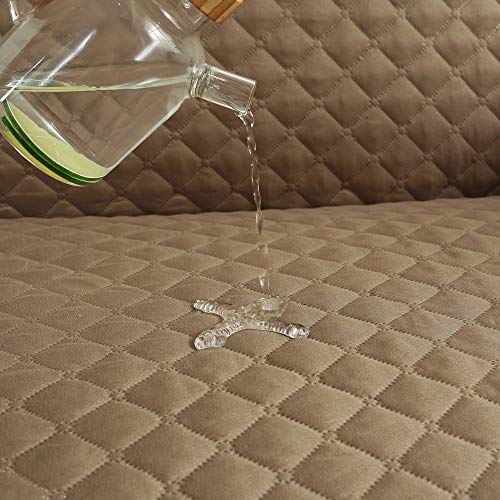 Funda cubre sofá acolchado protector de alta resistencia y tacto suave lavable 4