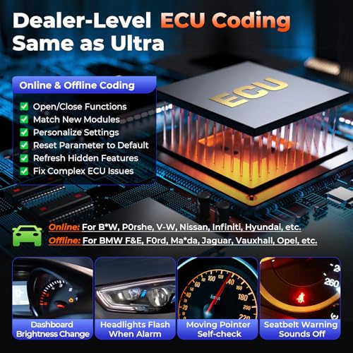 Autel MaxiSYS MS906 PRO-TS Scanner, 2026 MS906 Pro TS Up of MS906 MAX MS906Pro MP900TS MS906TS MP900BT, OE TPMS & Code, Bidirectional Scan Tool, 3000+ Test, 36+ Service, DOIP&CAN FD, FCA - Image 4