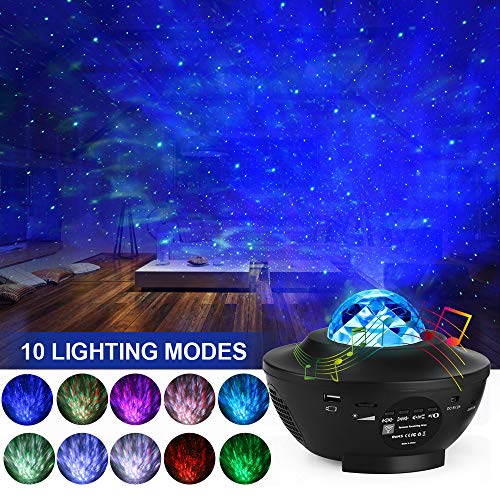 Star Projector, 3 in 1 Galaxy Projector for Bedroom, Starlight Projector with Bluetooth Speaker and Remote Control… 1 Star Projector, 3 in 1 Galaxy Projector for Bedroom, Starlight Projector with Bluetooth Speaker and Remote Control…