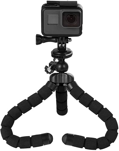 Vista 2 de Acuvar Trípode cardán Monopod placa adaptador para GoPro Hero 9 Hero 8 Black Hero 8 Hero 7 Hero 6 Hero 5 Hero 5 Session Hero 4 Hero 3+ Hero 3 Hero 2