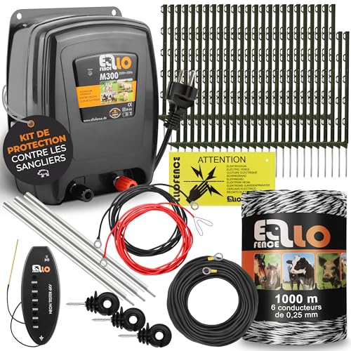 Protéger son jardin des sangliers avec le kit clôture électrique Ellofence