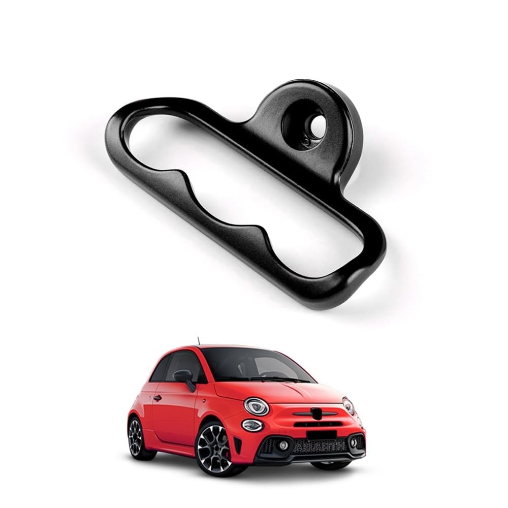GIOPSQ Zinc Alloy Car Boot Handle, for Fiat 500, 500e, Abarth 595, 695, Tailored Interior Accessory/B/A