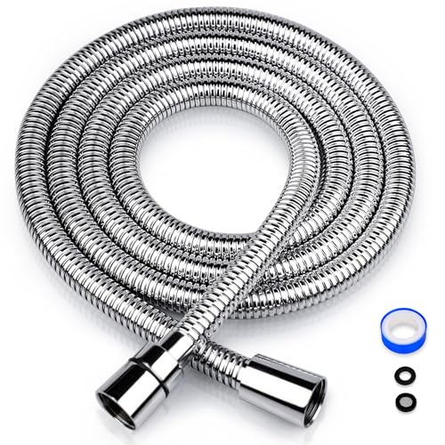 G-Promise 70 Inch Stainless Steel Long Shower Hose,...