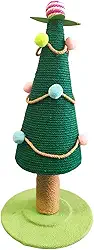 Generic Arranhadores para gatos Árvore de Natal Arranhador para gatos Brinquedo de atividade Artesanato Sisal Estrutura de escalada para gatos Árvore de