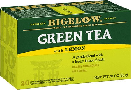 Image of BIGELOW TEA GREEN TEA W /LEM - 3CT. BOX /28