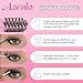 Azenlo Lash Extensions 40D+60D Cluster 240pcs DIY Lash Clusters 10-16mm Eyelash Clusters Individual Think Band Lash Kit (40D+60D Kit)