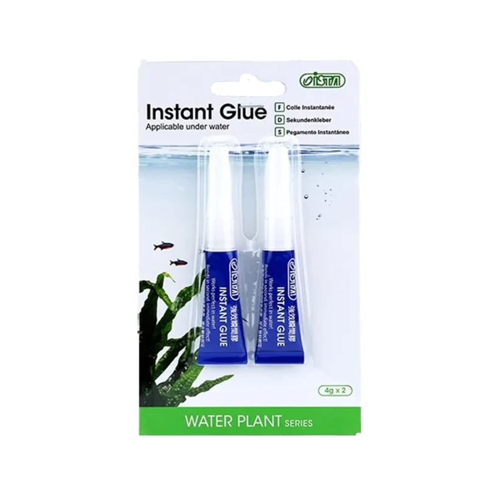 SK Aquastic ISTA Instant Glue (4g Each) Aquarium Cyanoacrylate Adhesive