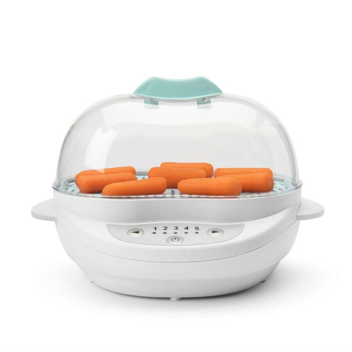 nutribullet Baby vaporiera, Baby Food Maker per bambini, Preparatore Alimenti a Vapore Multifunzione, Sanificatore; 420 Watt; BSR08N