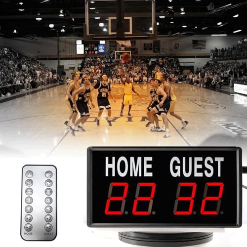 Marcador digital portátil con control remoto para eventos deportivos miniatura 4