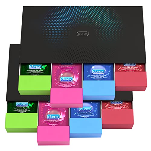 2 x Durex Surprise Me Mix de condones surtidos - 2 ataúdes de 40 proflictivos cada uno