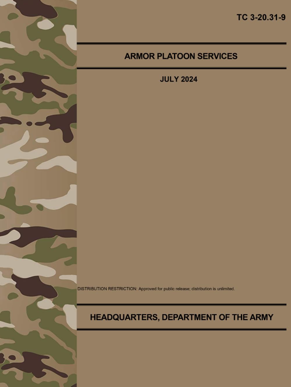 TC 3-20.31-9 Armor Platoon Services - Jul. 2024