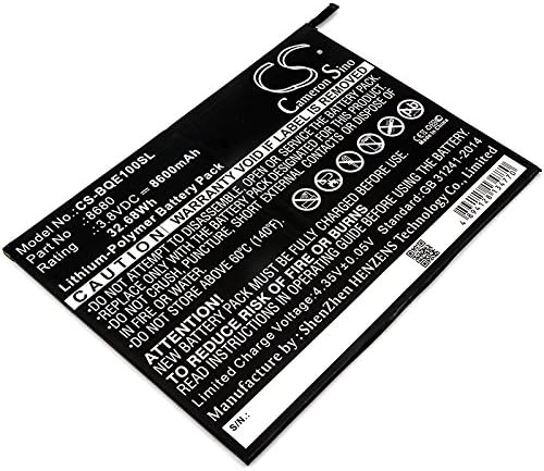 3.8v Compatible with Battery BQ 8680 E10, E10 Tablet