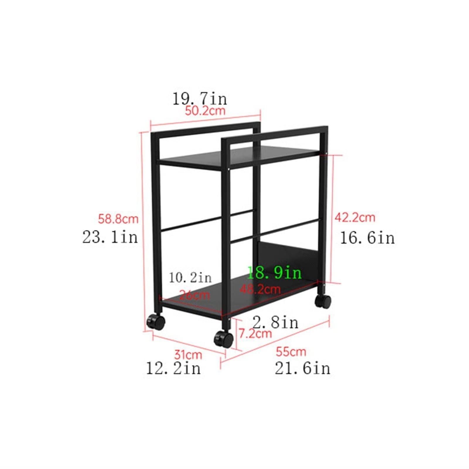 Soporte de Torre para Computadora Soporte de host for computadora, estante de almacenamiento móvil debajo de la mesa, Base de chasis de CPU, soporte de almacenamiento familiar aumentado multifuncional